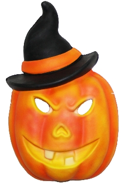 MASCHERA EVA ZUCCA DI HALLOWEEN
